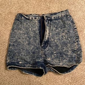 High waisted shorts